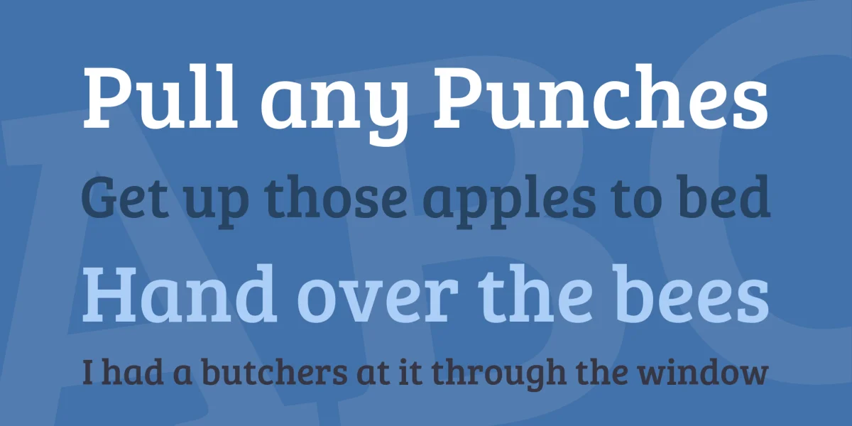 Bree Serif Font preview 2