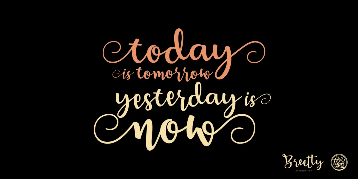 Breetty Font Family preview 2
