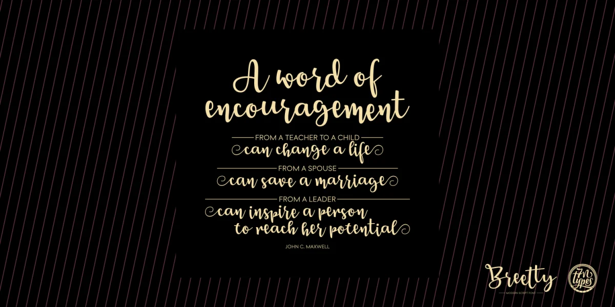 Breetty Font Family preview 3