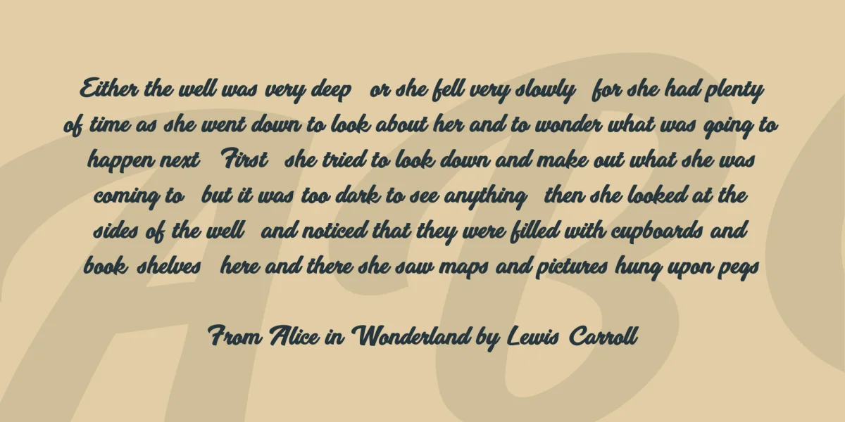 Breeze Personal Use Font preview 3