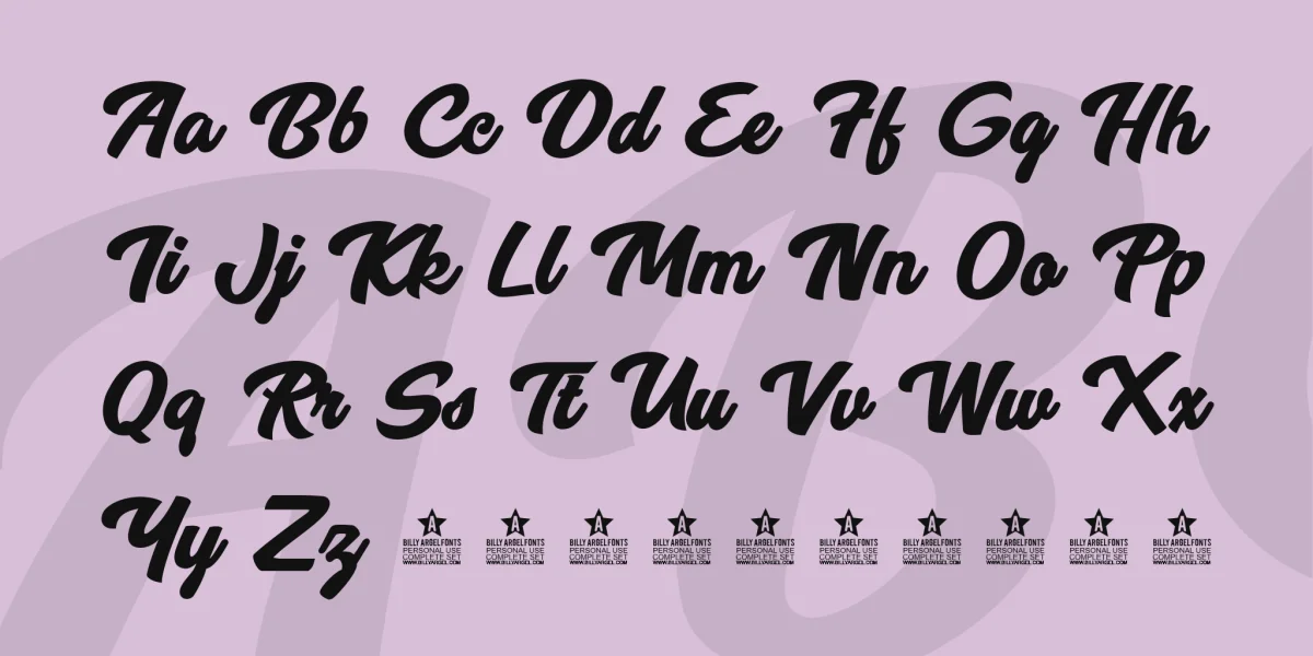Breeze Personal Use Font preview 4