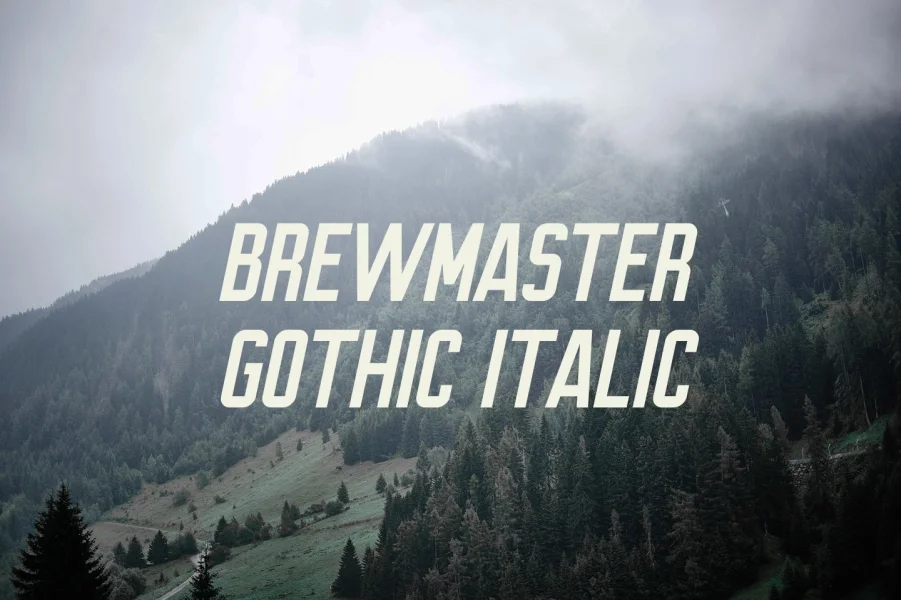 Brewmaster Gothic Round Font preview 5
