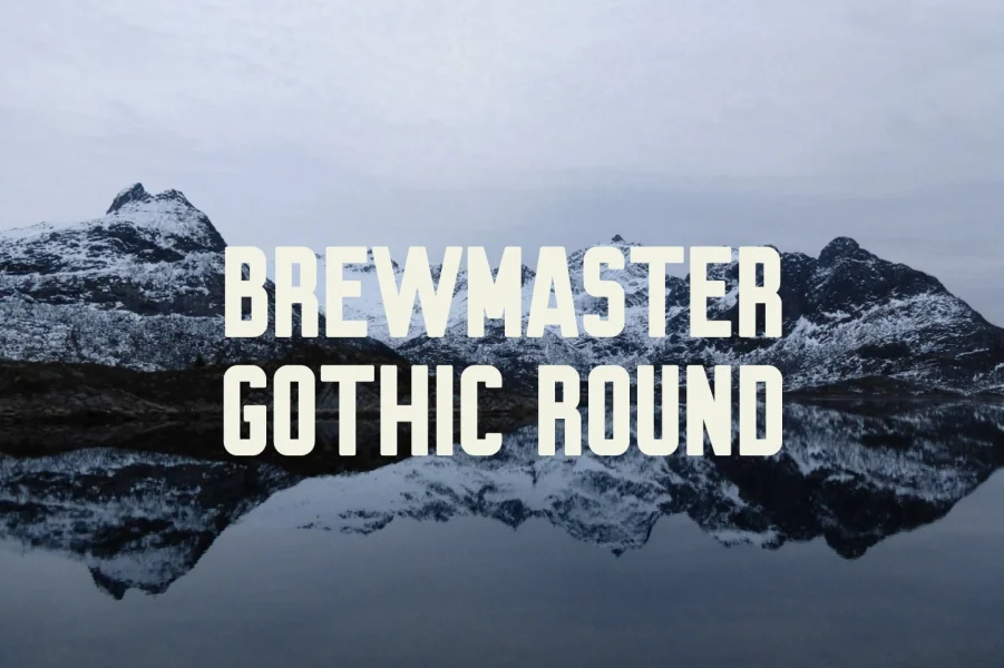 Brewmaster Gothic Round Font preview 6