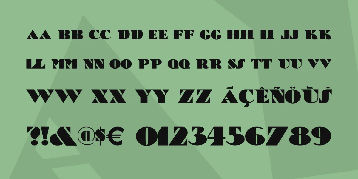 Bric-a-Braque NF Font preview 2