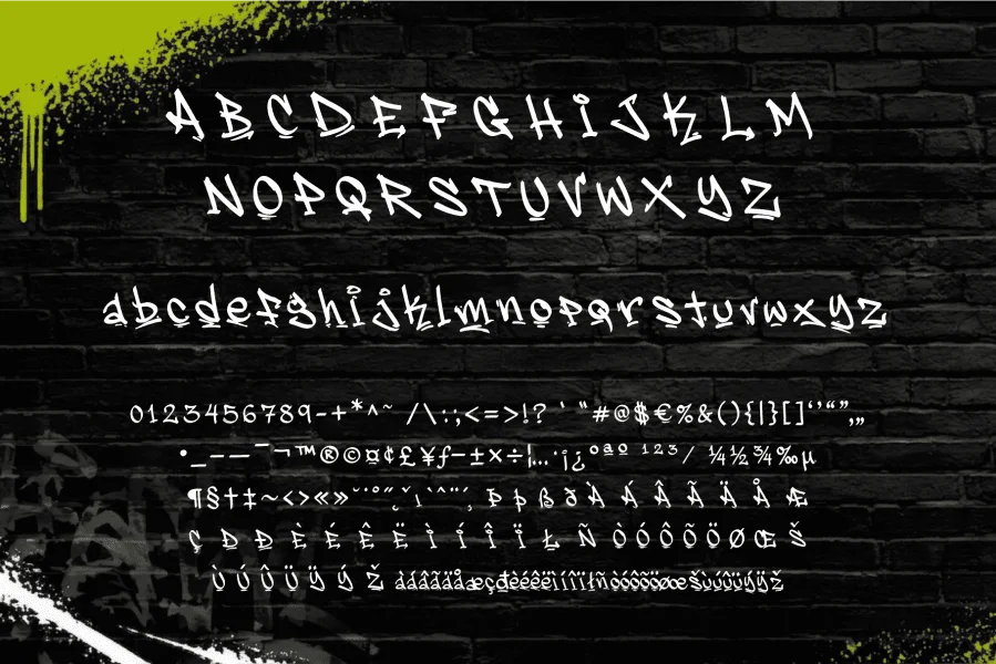 Brickscrawl Personal Use Font preview 2
