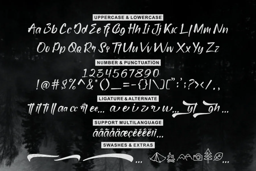 bridamount Font preview 9