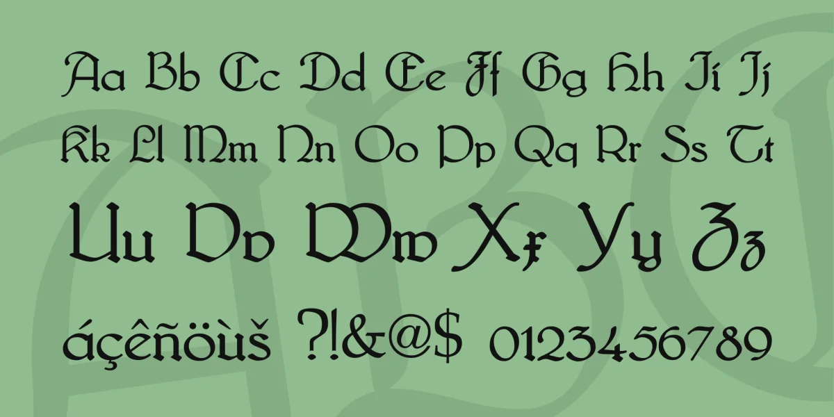 Bridgnorth Font Family preview 4