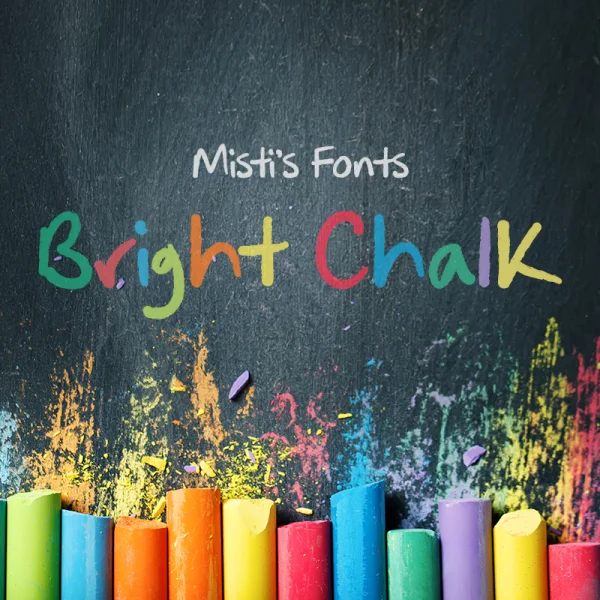 Bright Chalk Font preview 5