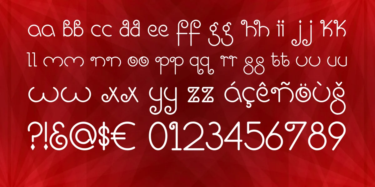 Bright Like A Diamond Font preview 3