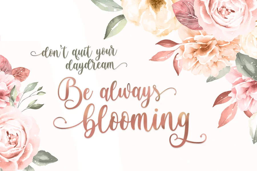 Brightside Font preview 2