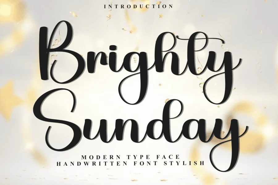 Brighty Sunday Font