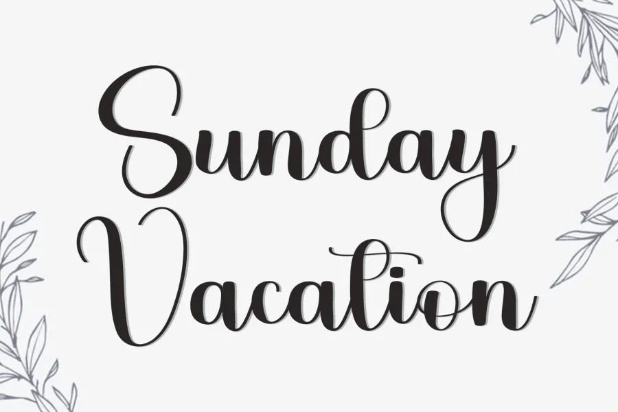 Brighty Sunday Font preview 4