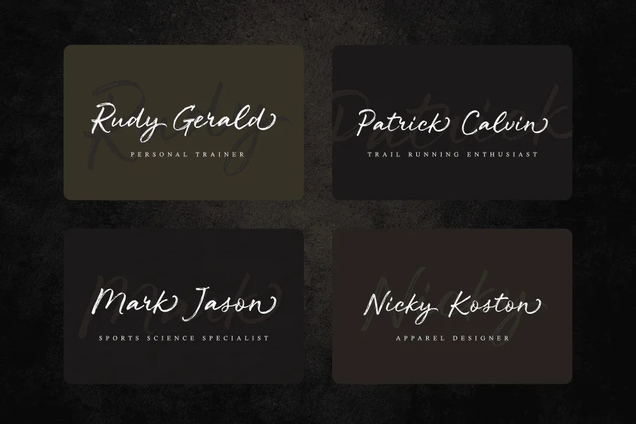 Brigther Moment Font preview 4