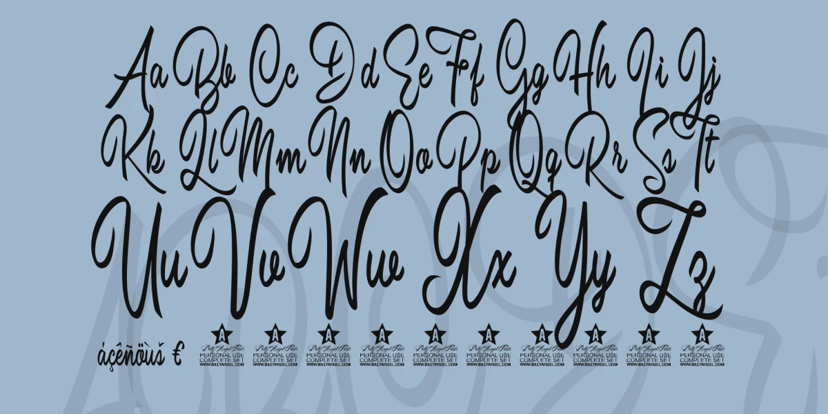 Brilhant Font preview 4