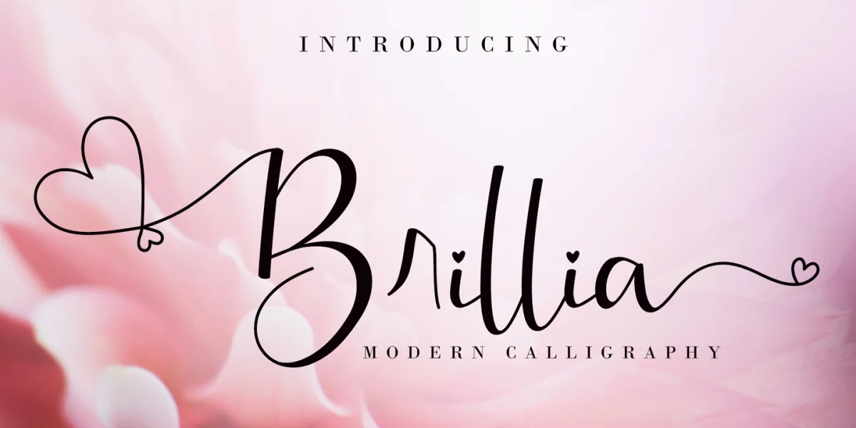 Brillia Calligraphy Font