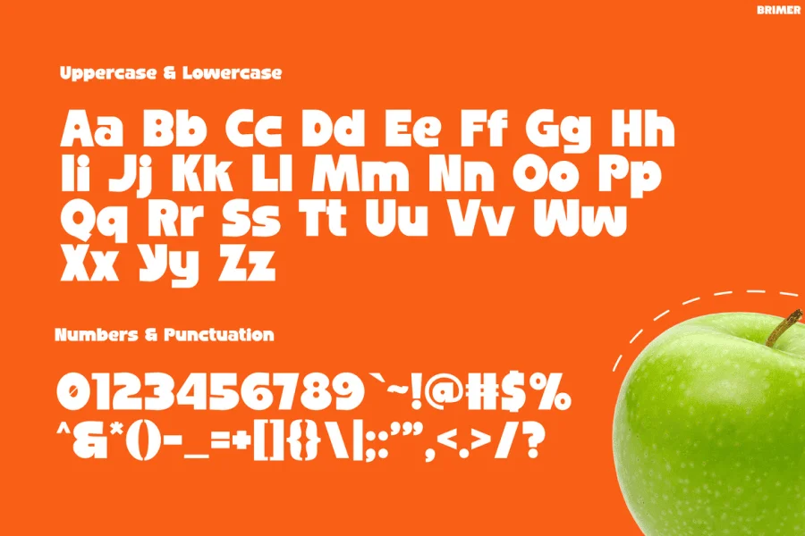 BRIMER Font preview 2
