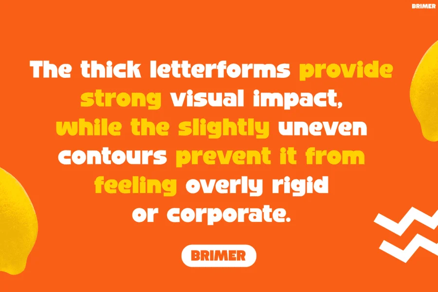 BRIMER Font preview 9