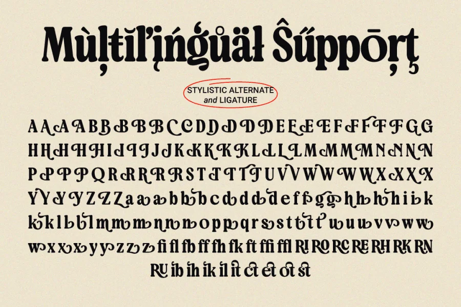 Bringbold Nineties Demo Font preview 13