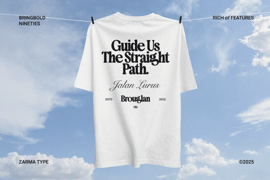 Bringbold Nineties Demo Font preview 6