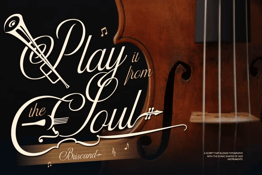 Brisound Font preview 12