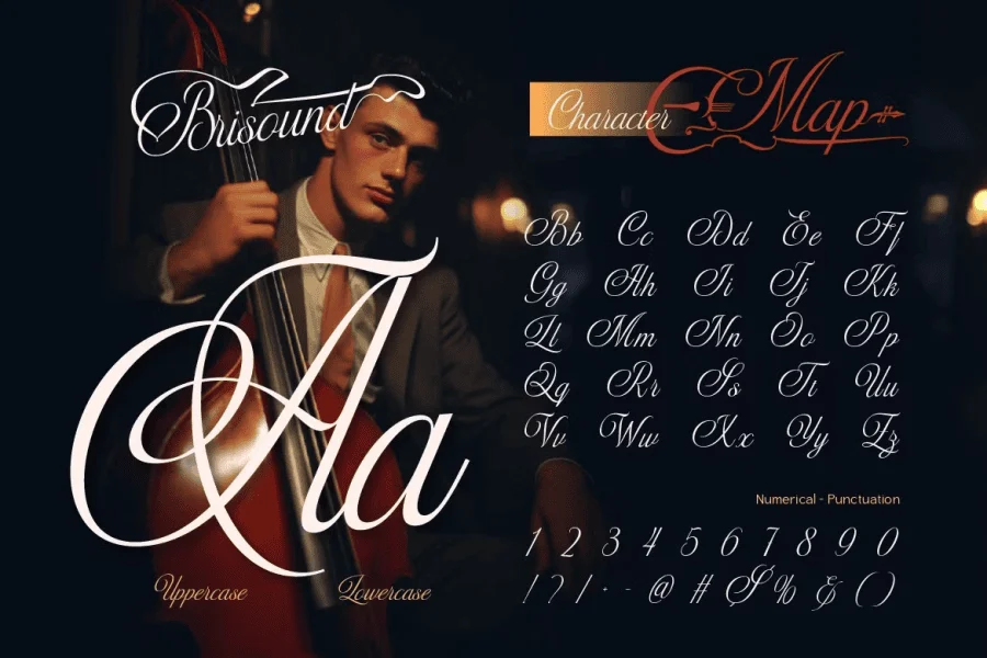 Brisound Font preview 2