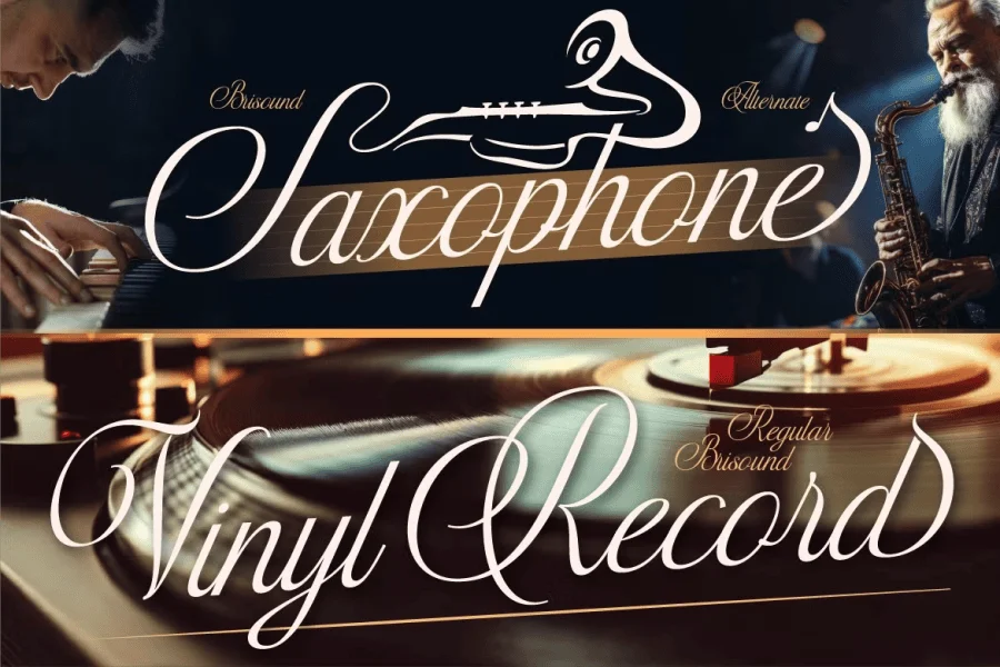 Brisound Font preview 4