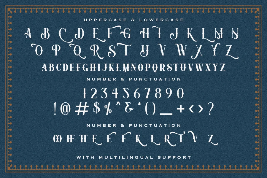 Bristol maver Font preview 14