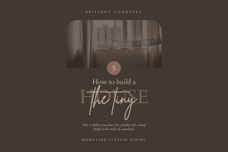 Brittany Signature Script Font preview 6