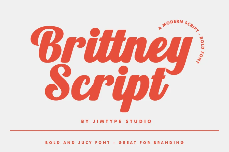 Brittney Script DEMO Font