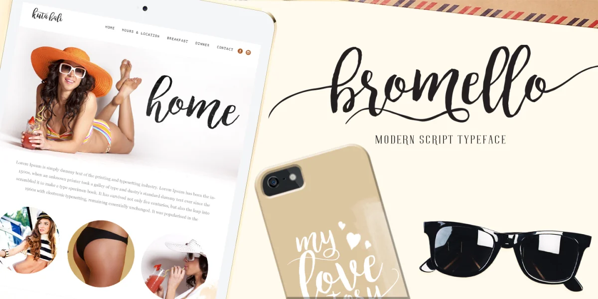 bromello Font preview 4