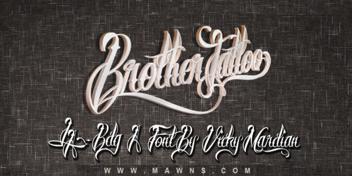 Brother Tattoo Font