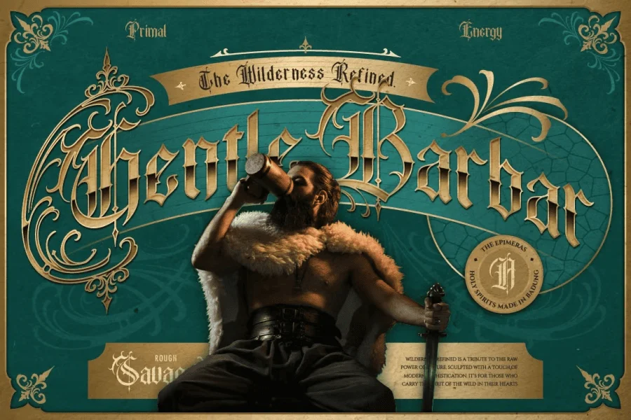 brotheric Font Family preview 3