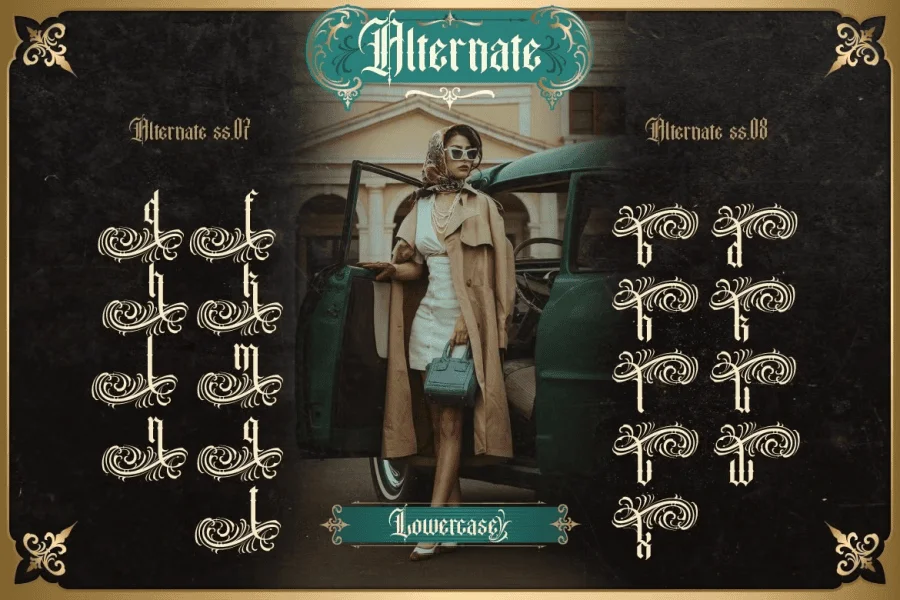 brotheric Font Family preview 9