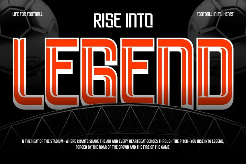 Brovic Font preview 6