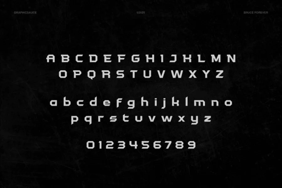 Bruce Forever Font preview 2