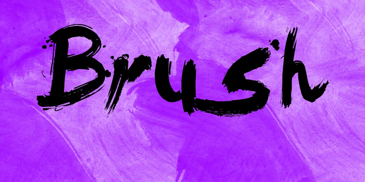Brush Font