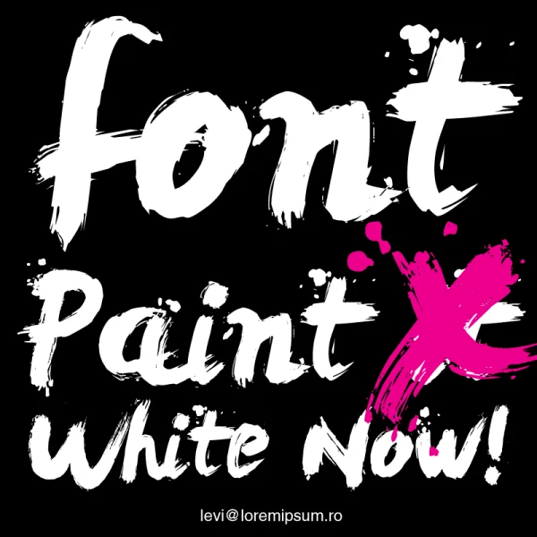 Brush Font preview 5
