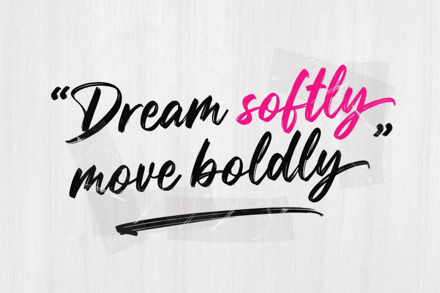 Brush Rings Demo Font preview 3