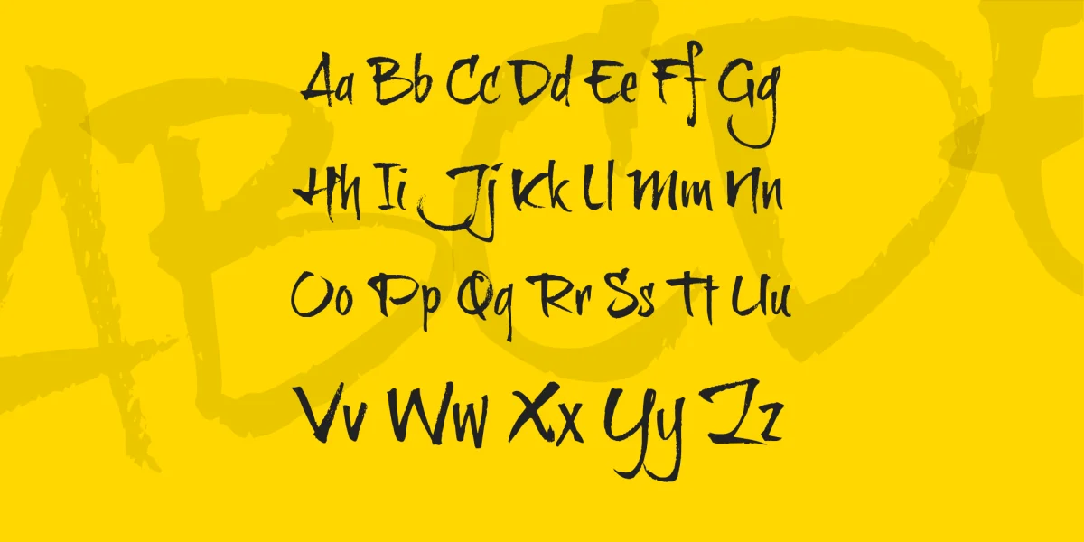 brush-tipTexe TRIAL Font preview 4