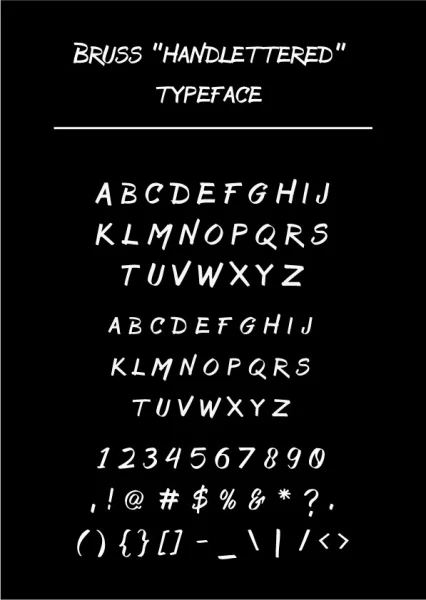 Bruss Font