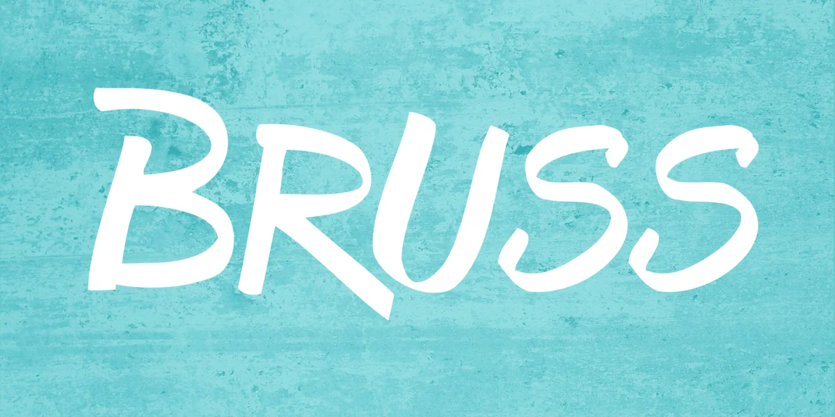 Bruss Font preview 2