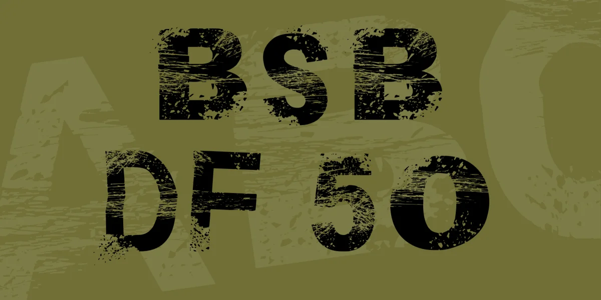 BSB DF 50 Font