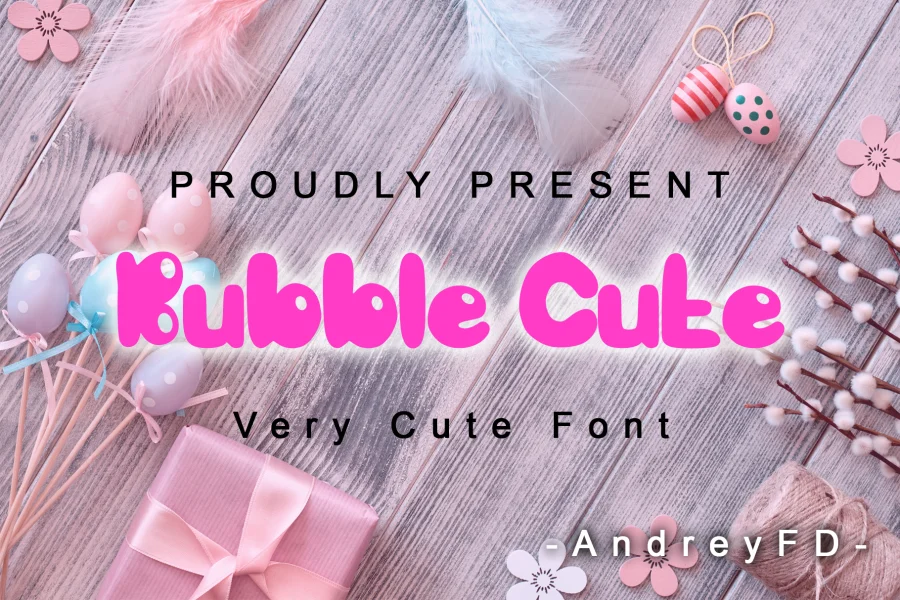 bubble cute Font