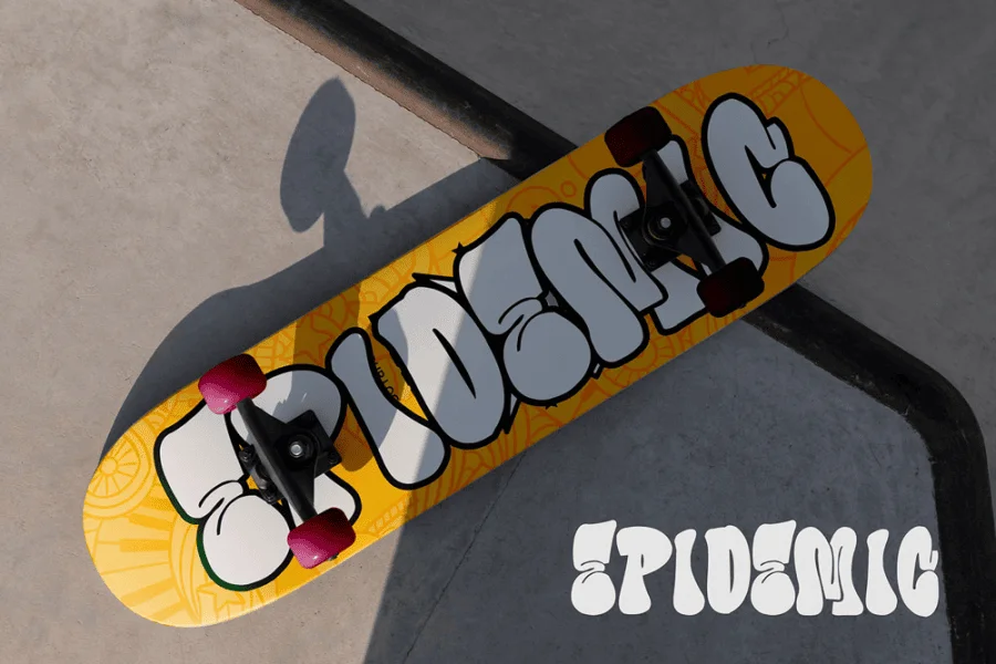 Bubble Horns Font preview 4
