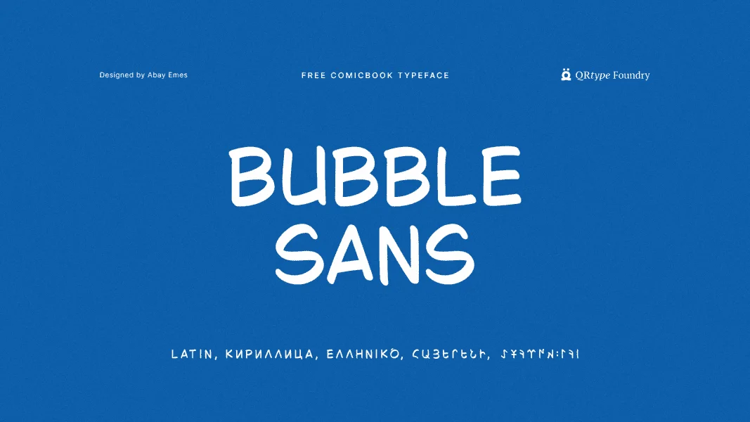Bubble Sans Font