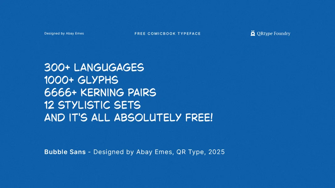 Bubble Sans Font preview 12