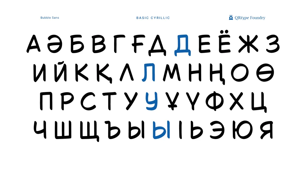 Bubble Sans Font preview 4