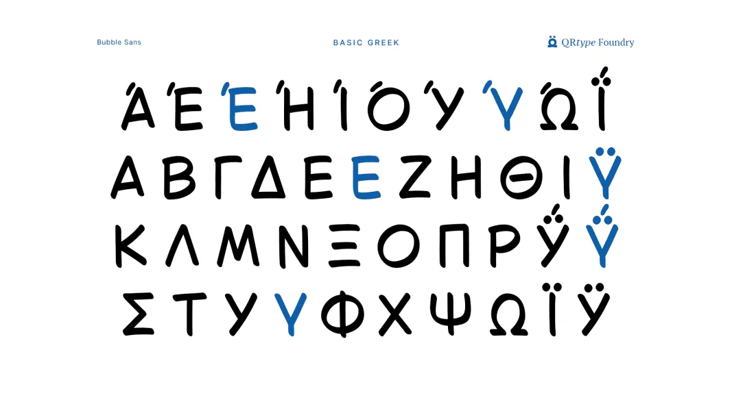 Bubble Sans Font preview 5