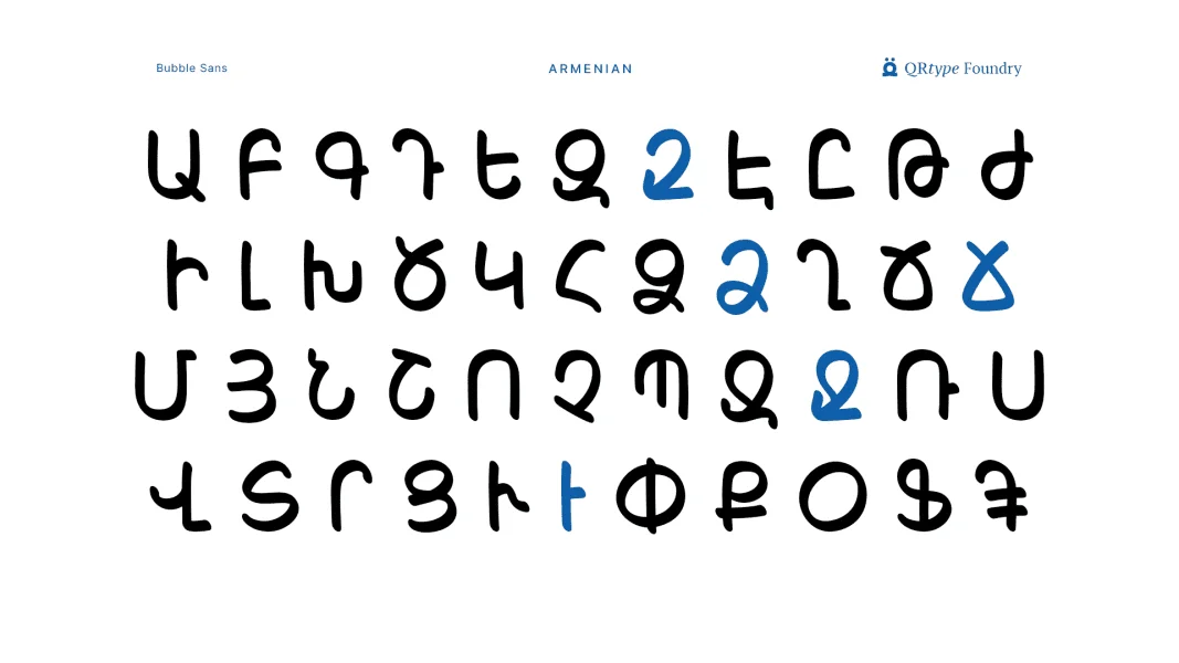 Bubble Sans Font preview 6