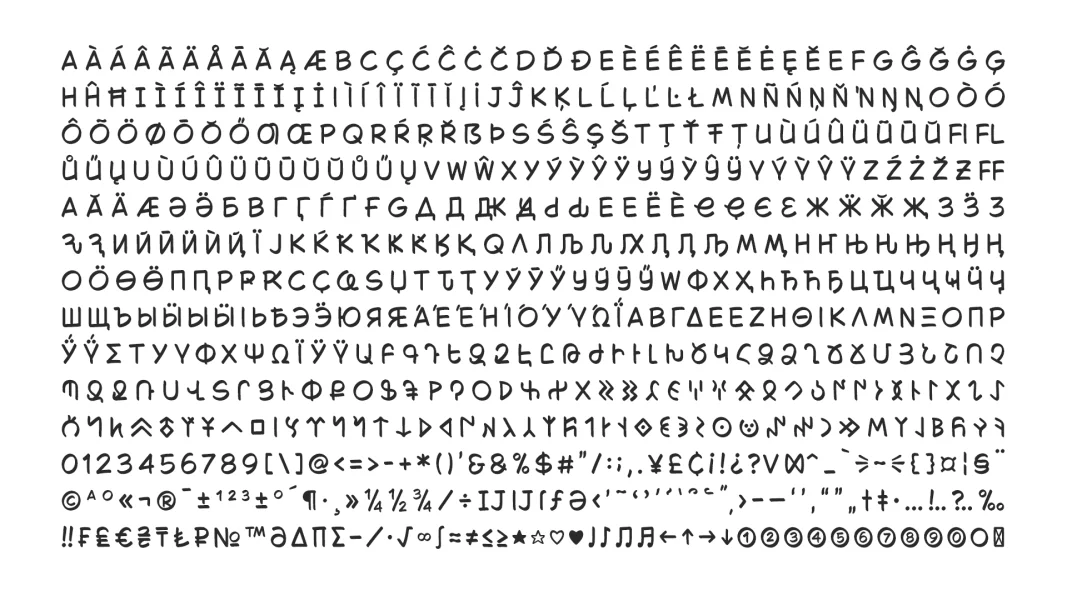 Bubble Sans Font preview 8